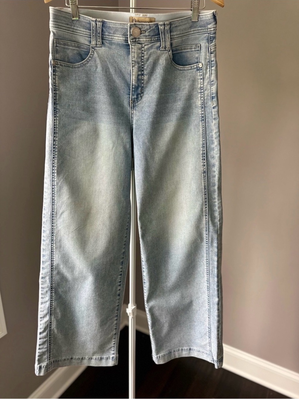 Democracy Light Wash Wide Leg Jeans